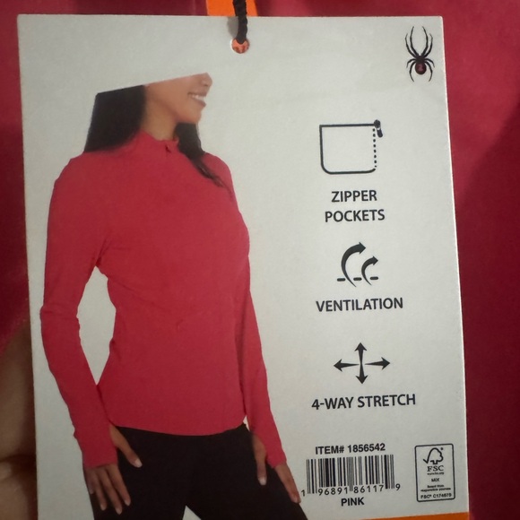 Spyder Fuchsia Performance Top - Picture 5 of 9